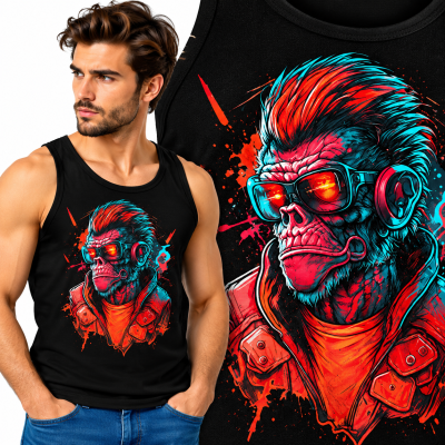 TANK TOP ZWIERZĘTA  BAD MONKEY 3